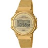 CASIO VINTAGE Mod. ROUND - GOLD MESH A171WEMG-9AEF